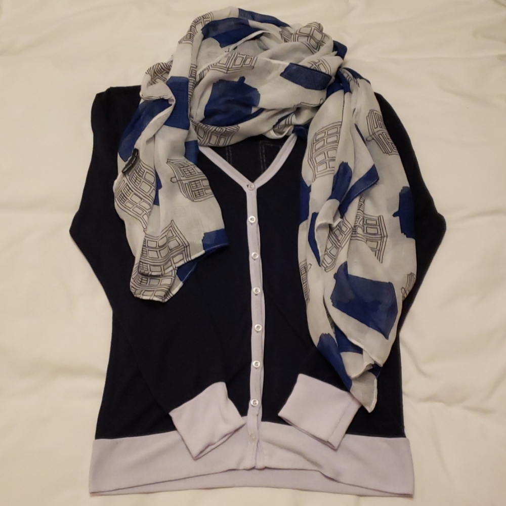 Tardis Doctor Who Scarf